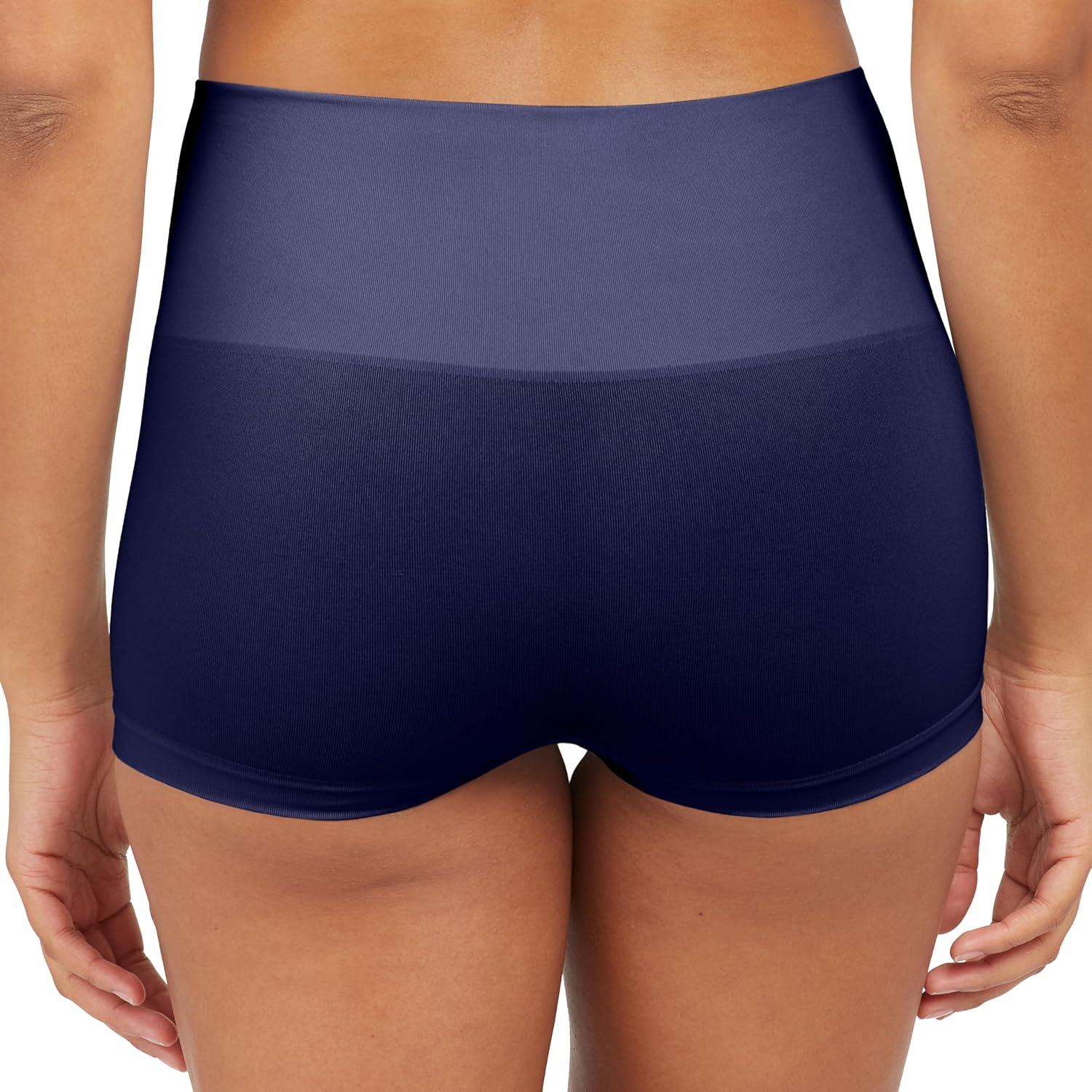 imageSPANX SPANXshape Everyday Shaping Boyshort Comfortable Core Control Shapewear Underwear Invisible Under Clothes NoShowSoft NudeTimeless NavyM