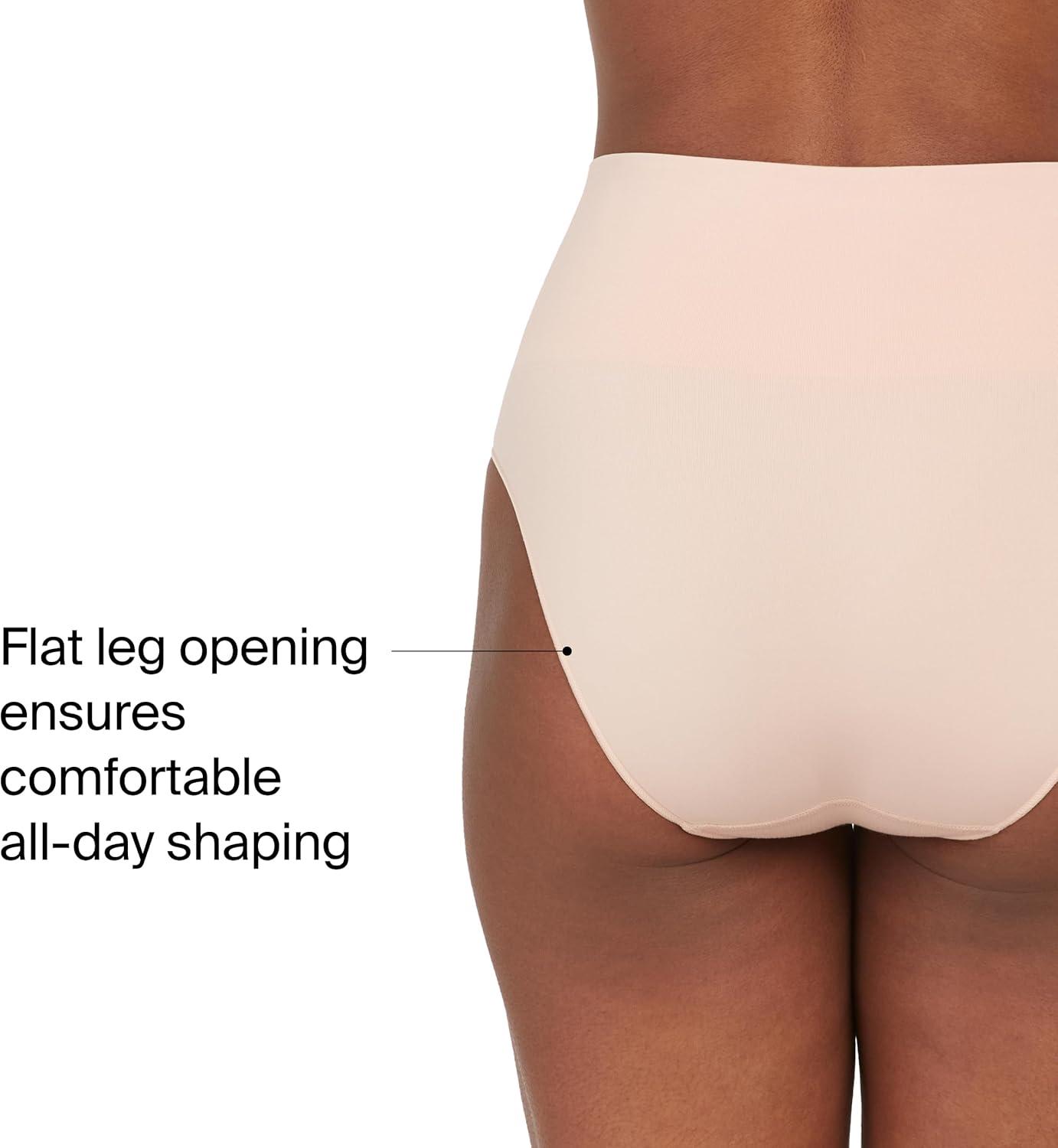imageSPANX SPANXshape Everyday Shaping Brief Core Control Shapewear Underwear Invisible Under Clothes Seamless DesignVintage Rose