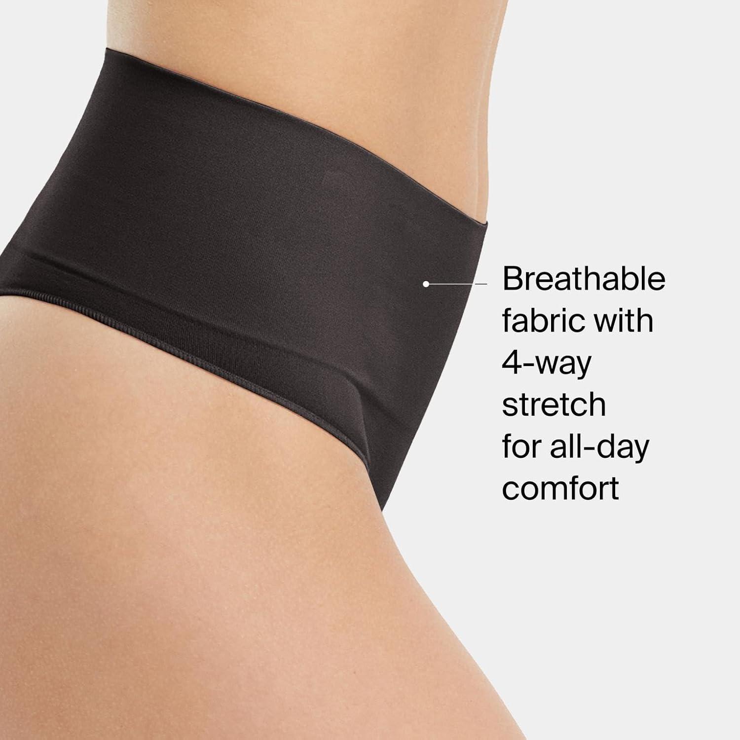 imageSPANX SPANXshape Everyday Shaping Thong Core Control Shapewear Underwear Invisible Under Clothes Seamless DesignBlackNaked 40M