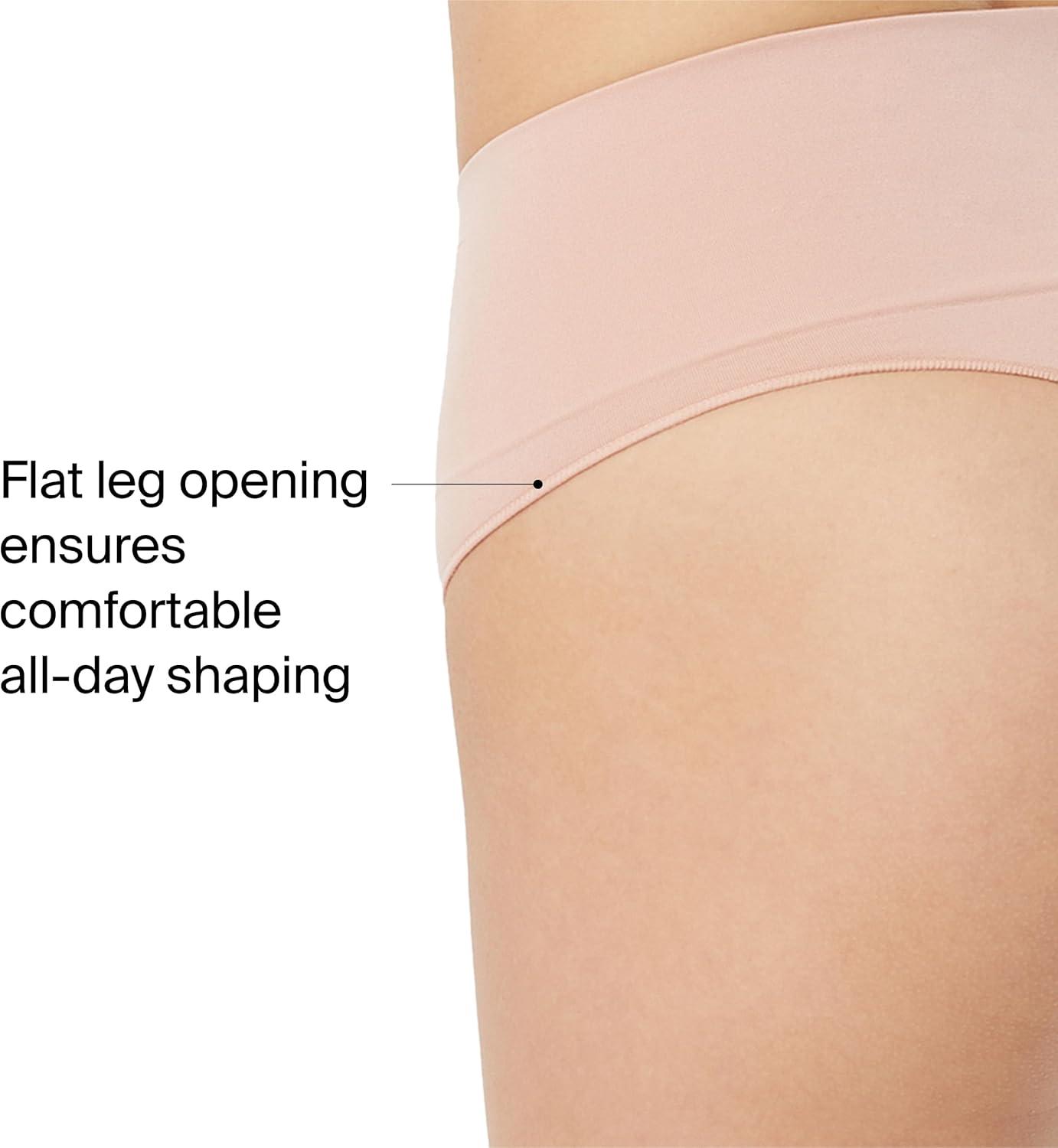 imageSPANX SPANXshape Everyday Shaping Thong Core Control Shapewear Underwear Invisible Under Clothes Seamless DesignVintage Rose