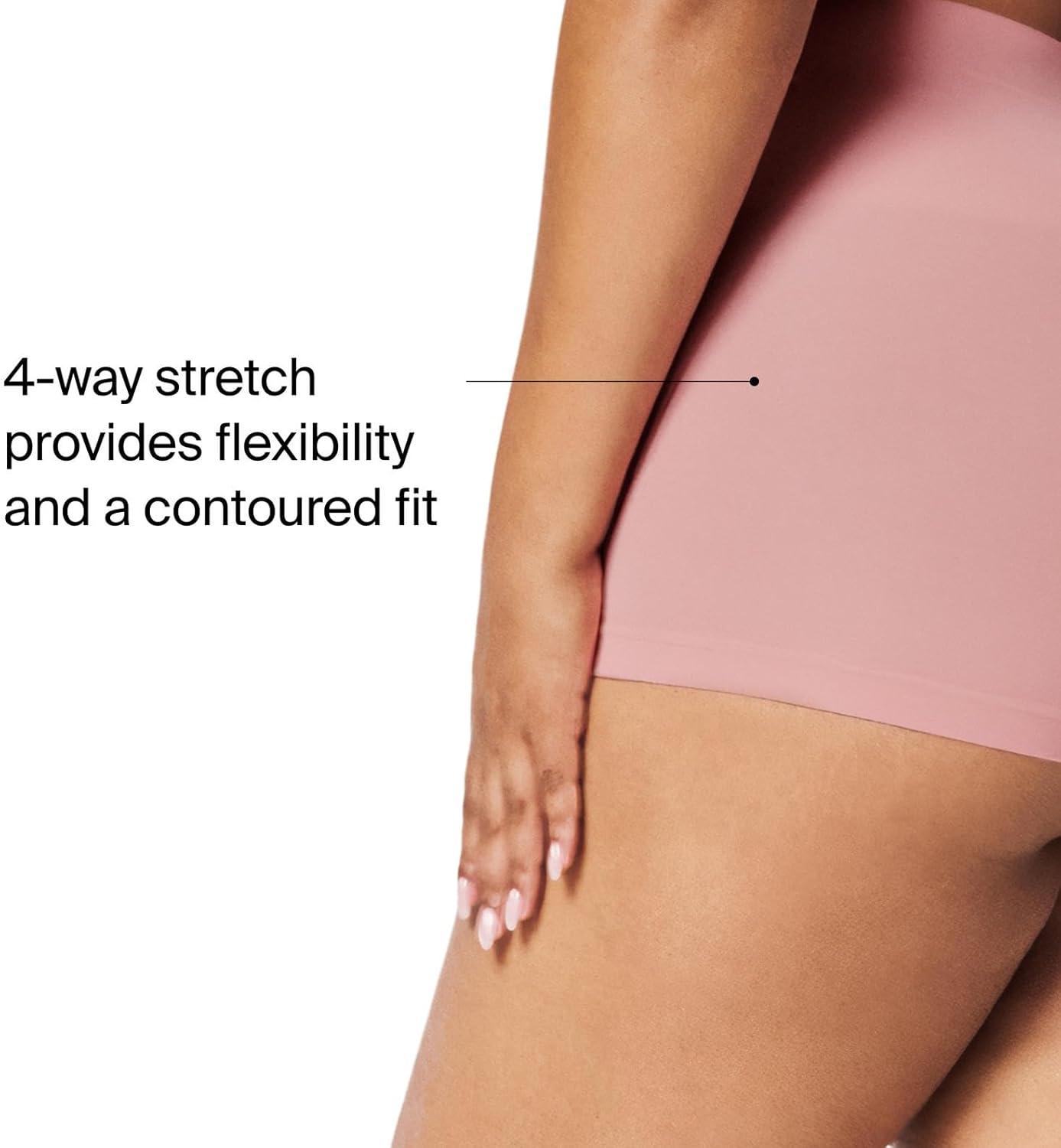 imageSPANX SPANXshape ExtraOrdinary Boyshort Sculpting Compression Womens Shapewear Underwear Recycled Nylon Fabric BlendToasted OatmealCamellia PinkM