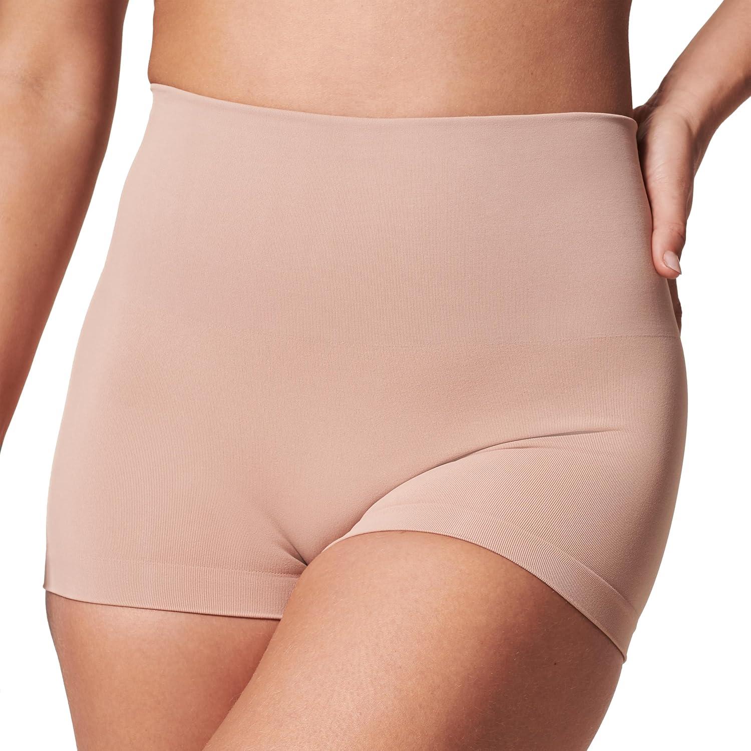 imageSPANX SPANXshape ExtraOrdinary Boyshort Sculpting Compression Womens Shapewear Underwear Recycled Nylon Fabric BlendToasted OatmealVintage RoseM