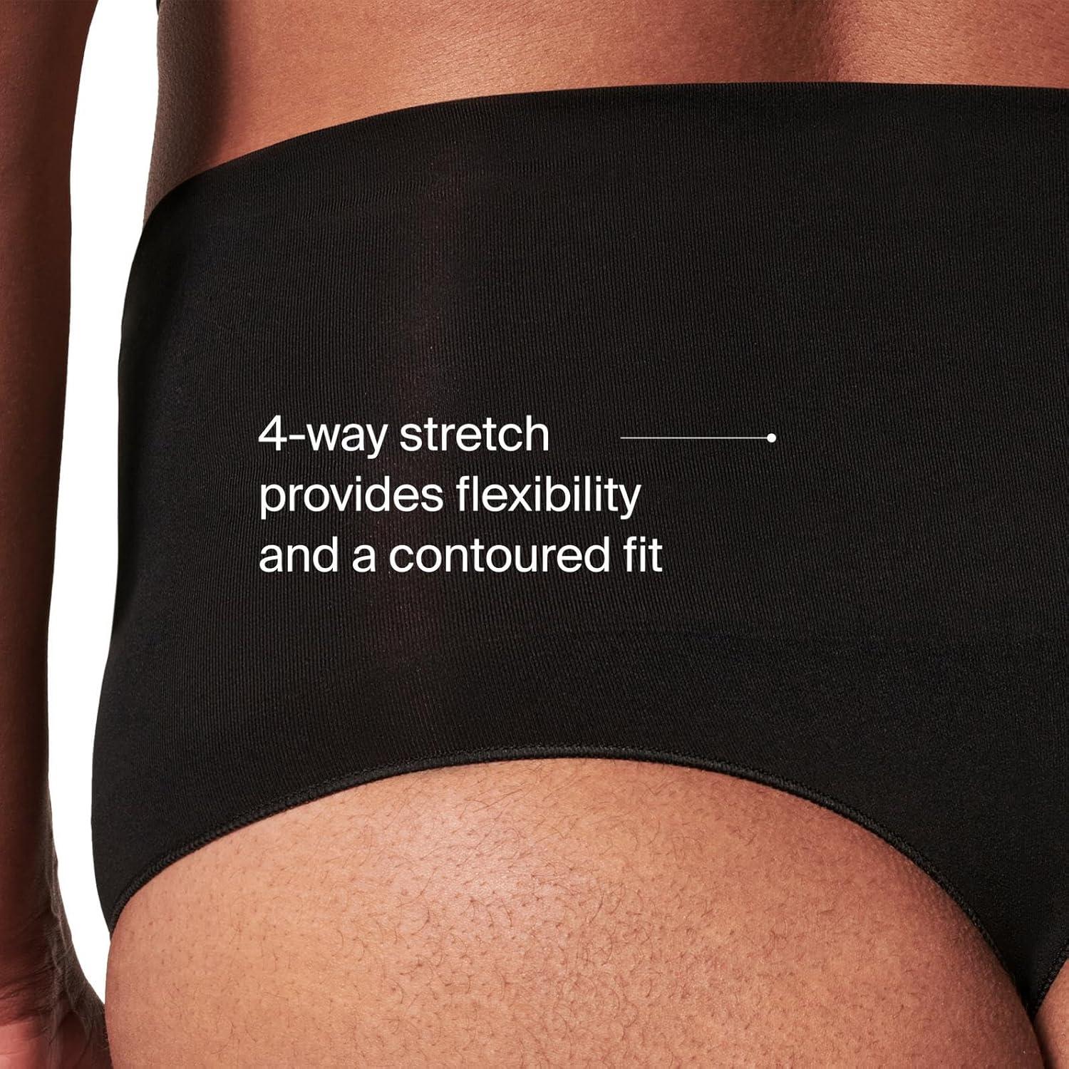 imageSPANX SPANXshape ExtraOrdinary Thong Sculpting with Compression Womens Shapewear Underwear Recycled Nylon Fabric BlendBlackCafe au laitVintage RoseM