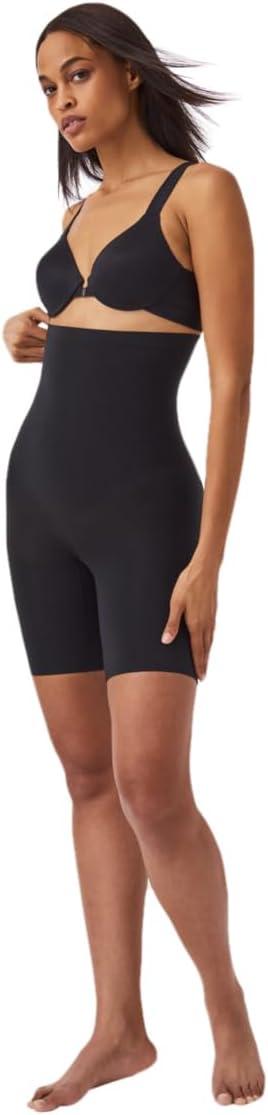 imageSpanx SPANX Shapewear for Women Tummy Control HighWaisted Power Short Very Black SM