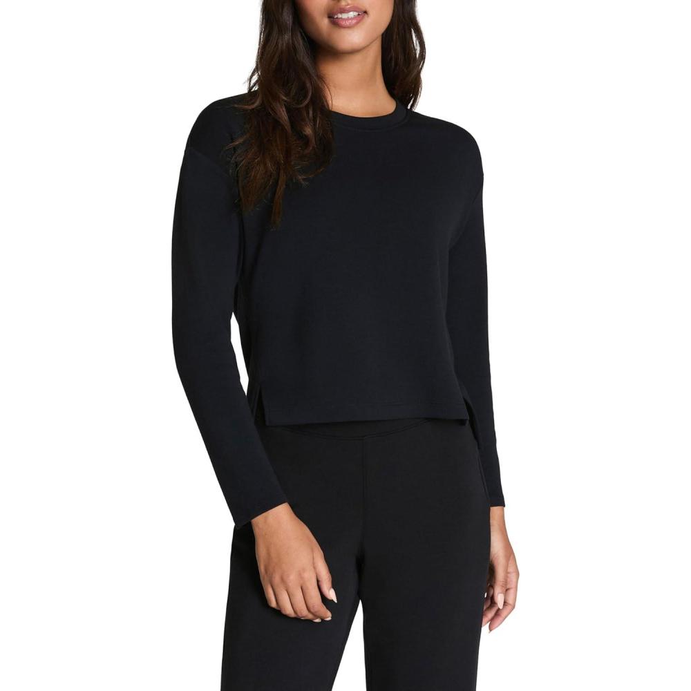 imageSPANX AirEssentials Relaxed Long Sleeve TopVery Black