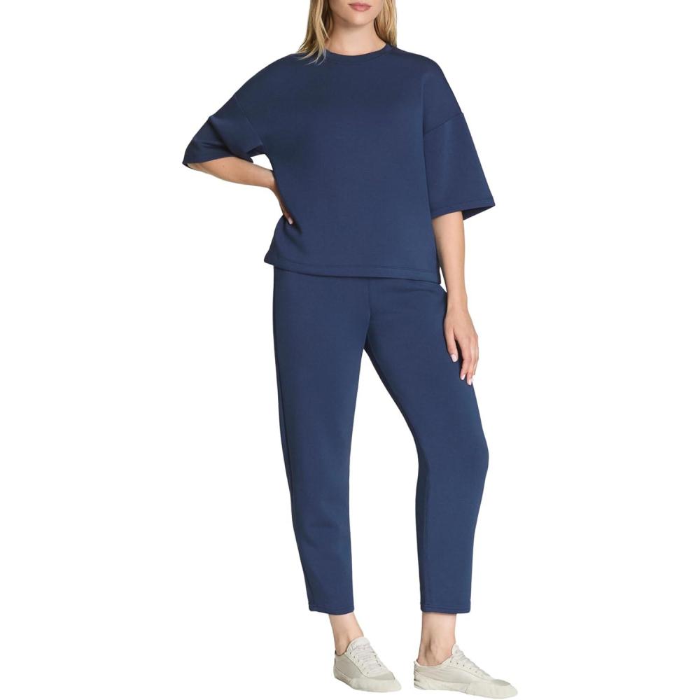 imageSPANX AirEssentials Slim Straight PantFaded Indigo