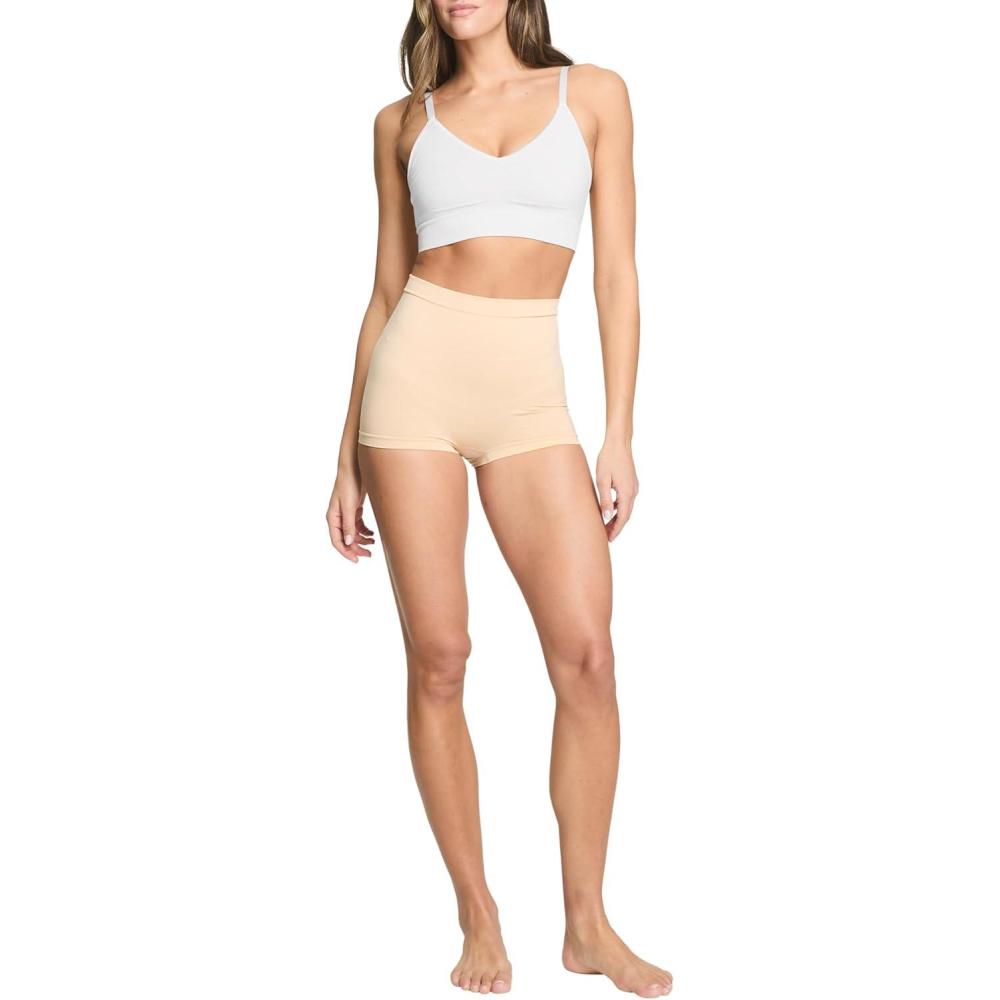 imageSPANX Assets Bralette Seamless Shapewear Adjustable Bralette Lightweight Power Sculpting OG of Shapewear WirelessWhite