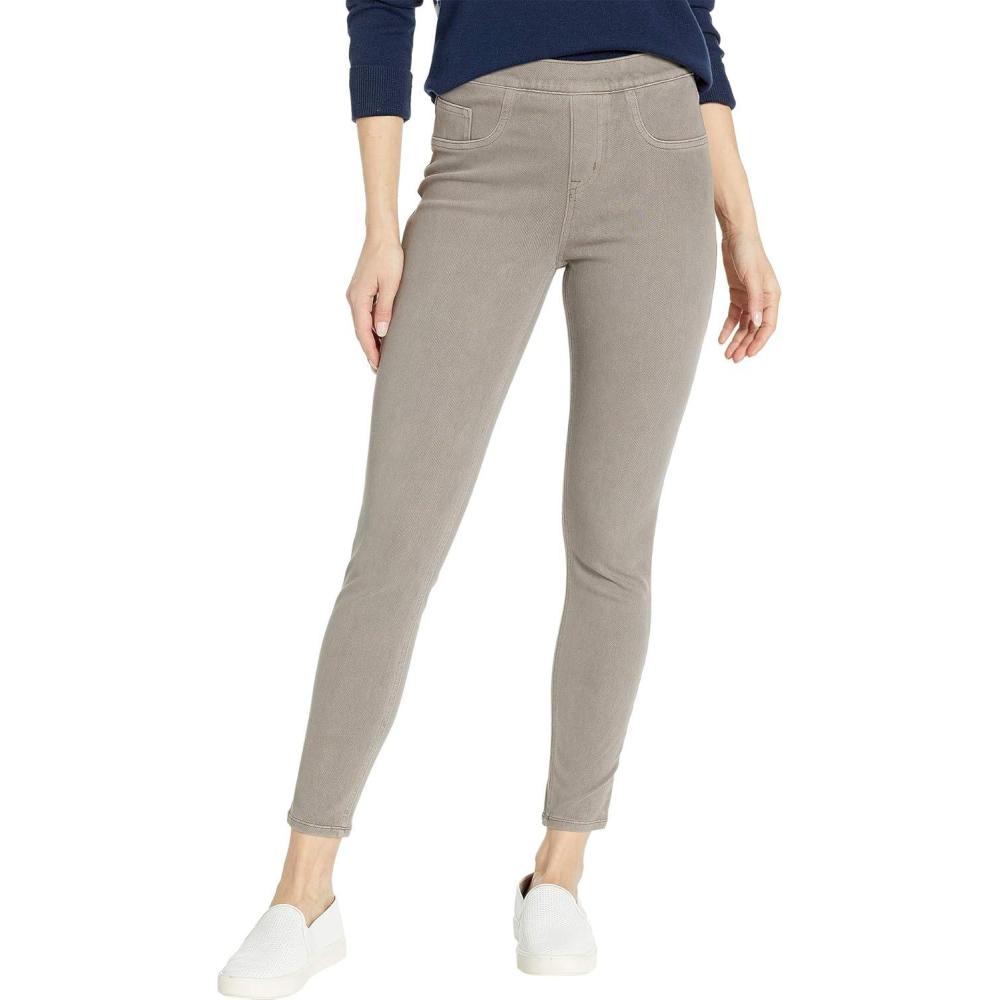 imageSPANX JeanIsh Ankle Leggings Stylish Everyday Leggings Classic Jean Look Hidden Core Shaping Comfy Denim AlternativeEarthy Taupe