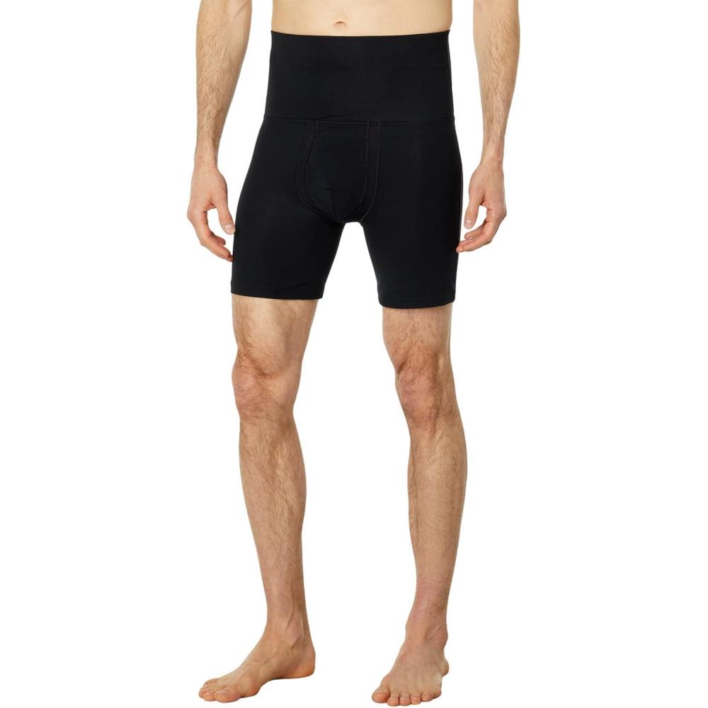 imageSPANX Mens Sculpt Cotton Boxer BriefClassic Black
