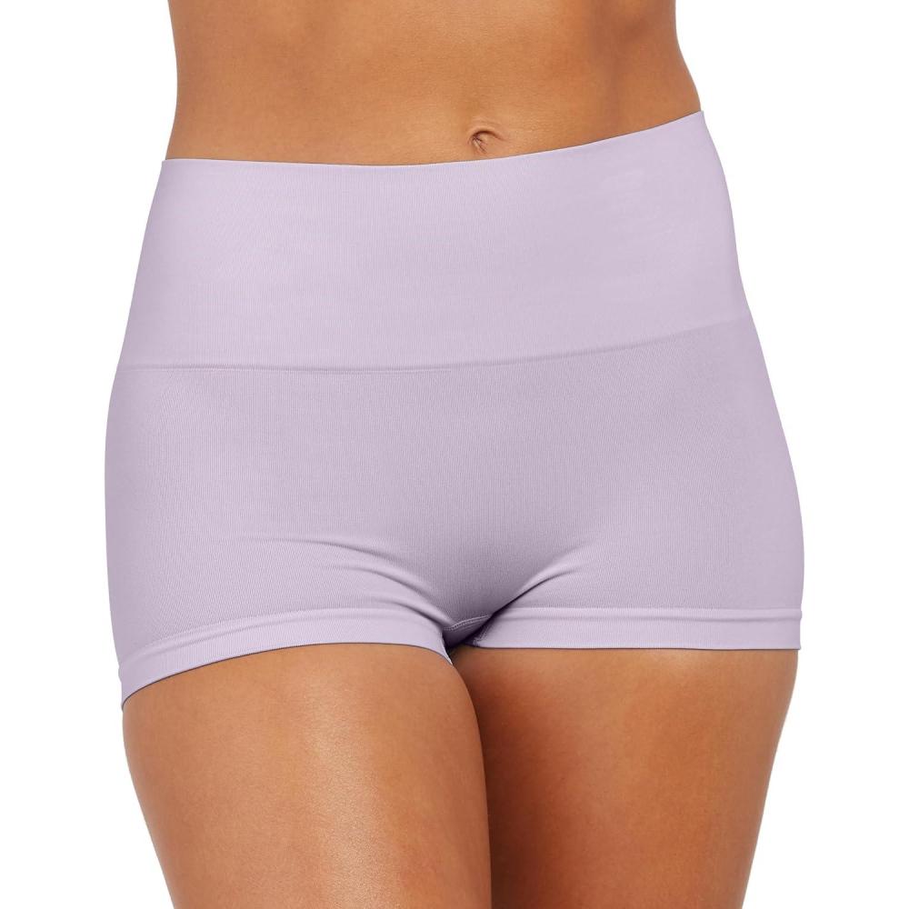 imageSPANX SPANXshape Everyday Shaping Boyshort Comfortable Core Control Shapewear Underwear Invisible Under Clothes NoShowDusty Lavender