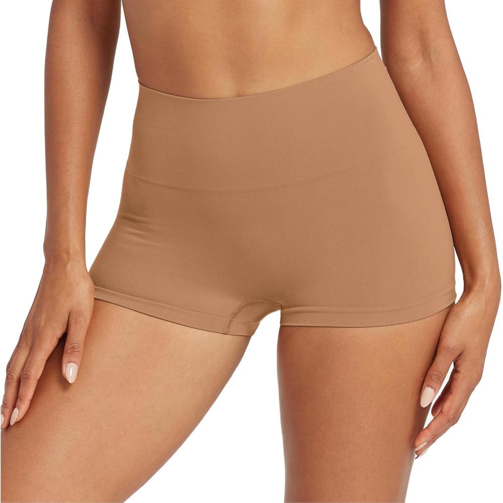 imageSPANX SPANXshape Everyday Shaping Boyshort Comfortable Core Control Shapewear Underwear Invisible Under Clothes NoShowNaked 30