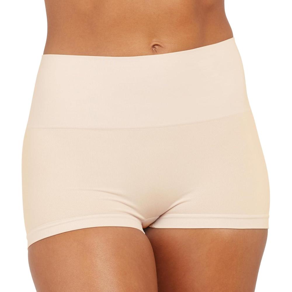 imageSPANX SPANXshape Everyday Shaping Boyshort Comfortable Core Control Shapewear Underwear Invisible Under Clothes NoShowSoft Nude