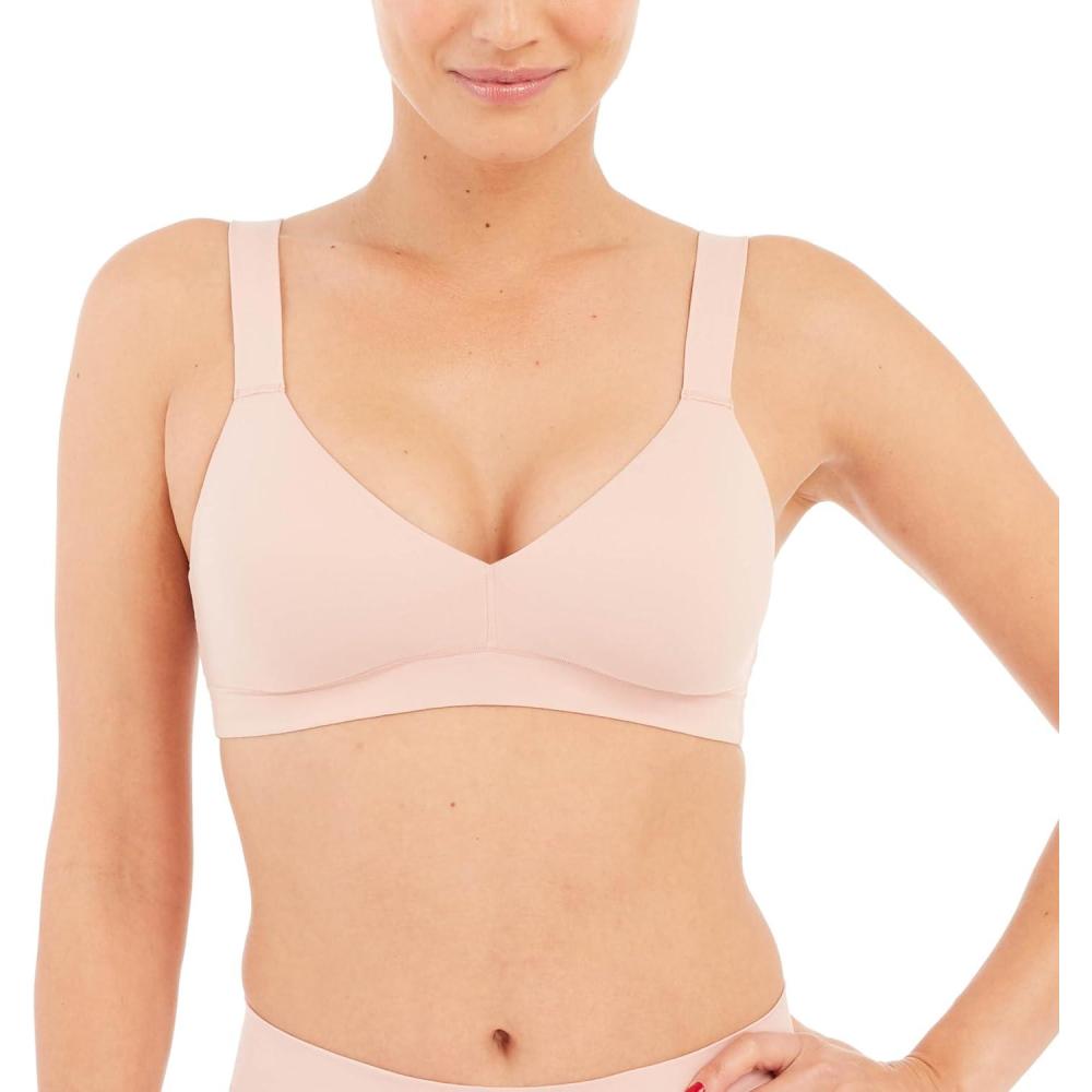 imageSPANX SPANXsmooth BraLlelujah Lightly Lined Bralette WireFree Comfortable Support Wireless Bra DigFree StrapsVintage Rose