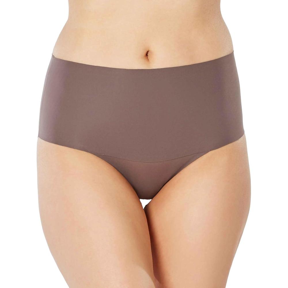 imageSPANX SPANXsmooth Undietectable Brief Comfortable Core Control Invisible Shapewear Underwear No Visible Panty LinesUmber Ash