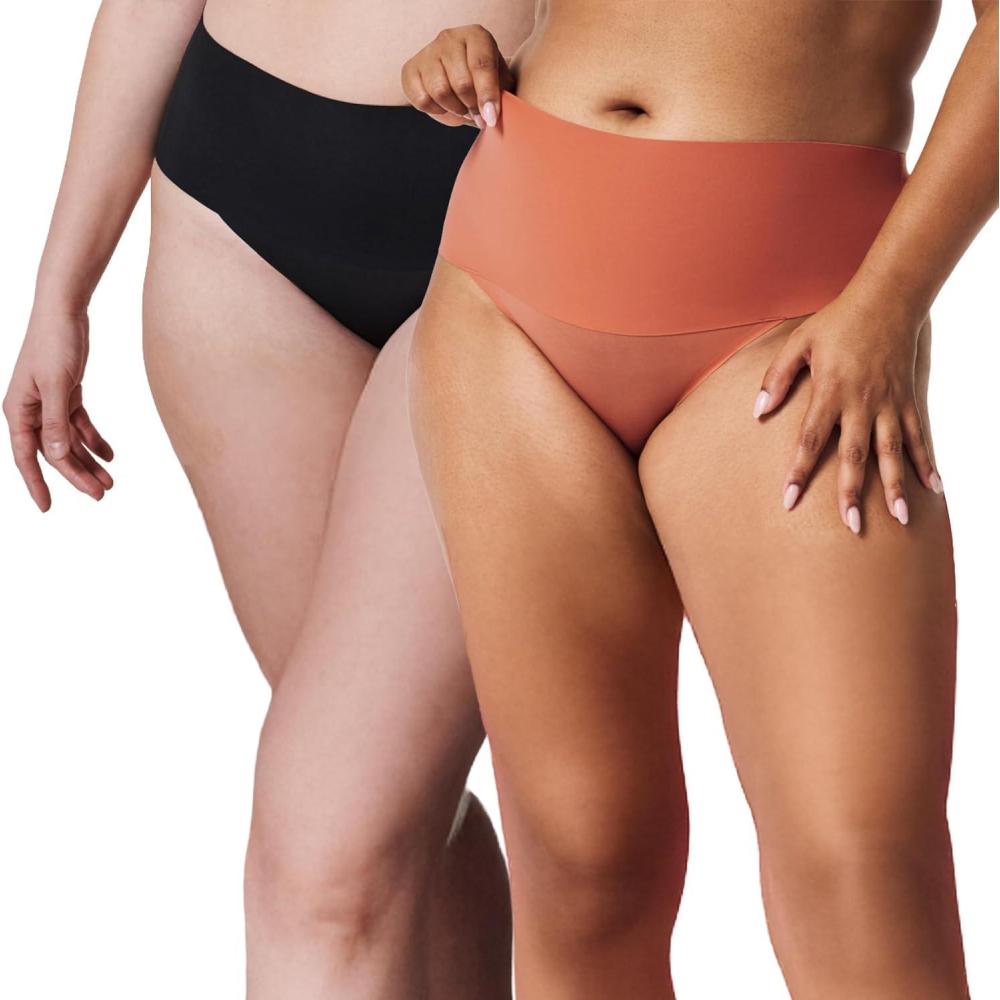 imageSPANX SPANXsupersmooth Undietectable Brief Comfortable Core Control Invisible Shapewear Underwear No Visible Panty LinesVery BlackSedonaXS