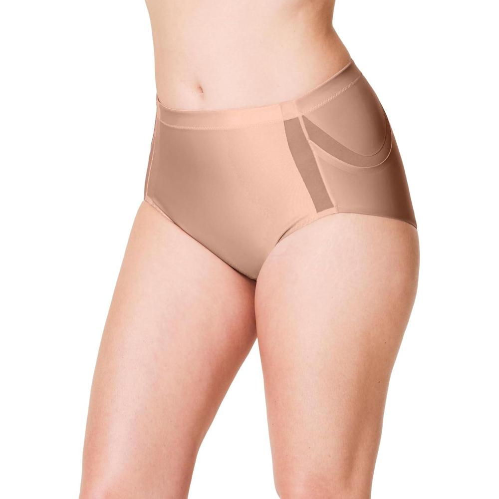 imageSPANXshape BootyLifting Brief Butt Lifting Underwear Medium Compression With Tummy ShapingCafe Au Lait
