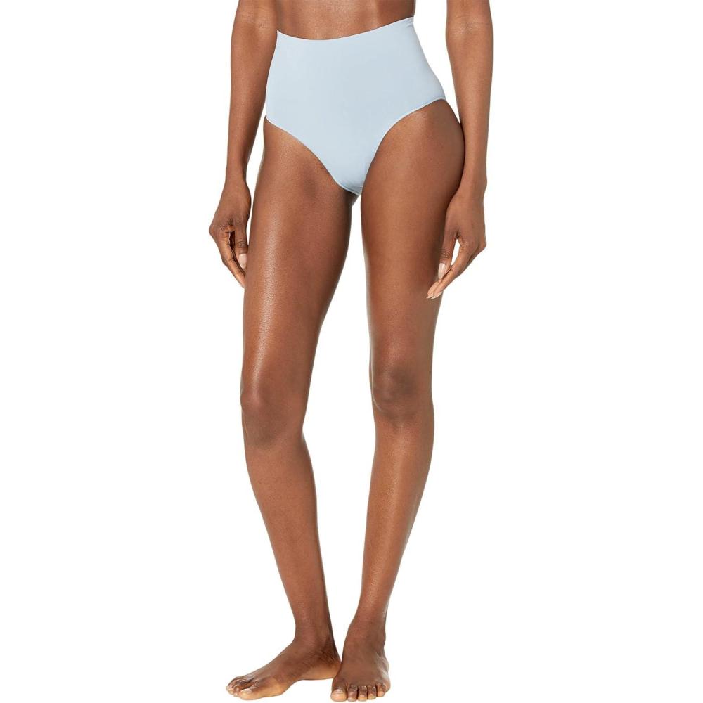 imageSPANXshape ExtraOrdinary Brief Sculpting with Compression Womens Shapewear Underwear Recycled Nylon Fabric BlendAntique Blue