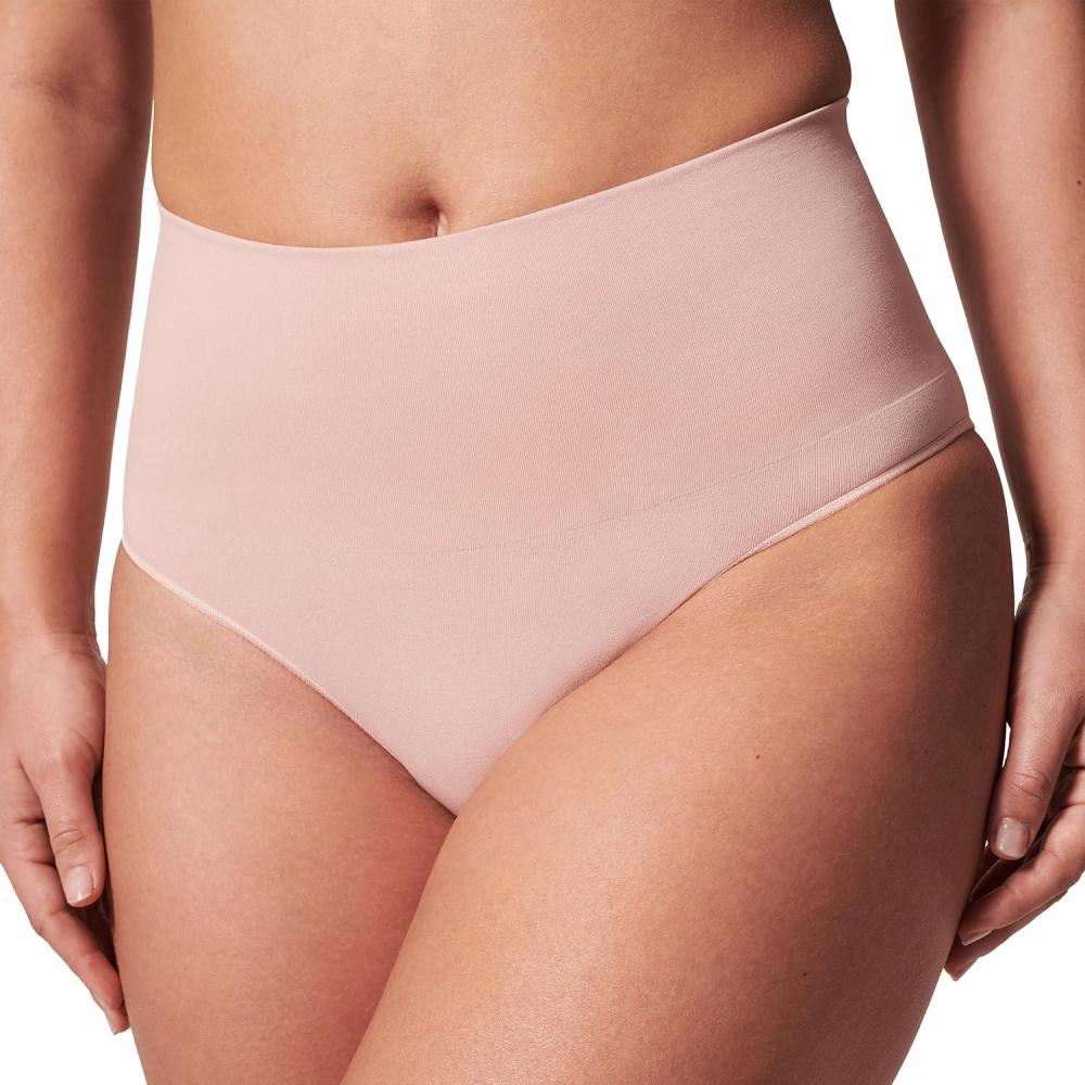 imageSPANXshape ExtraOrdinary Brief Sculpting with Compression Womens Shapewear Underwear Recycled Nylon Fabric BlendVintage Rose