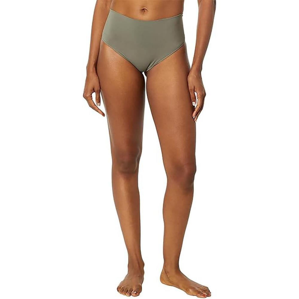 imageSPANXshape ExtraOrdinary Thong Sculpting with Compression Womens Shapewear Underwear Recycled Nylon Fabric BlendDusty Olive