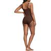 SPANX ASSETS V-Neck Cami – Seamless, Lightweight Shapewear – 360 Shaping – Tummy-Smoothing – Adjustable Straps(Chestnut Brown)