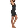 SPANX ASSETS Women’s Cami Mid-Thigh Bodysuit, Seamless Lightweight Shapewear Body Shaper for Firm Tummy Control(Very Black)