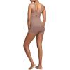 SPANX ASSETS Women’s High-Waist Boyshort, Seamless Power Sculpting No-Show Shapewear with Firm Tummy Control(Café Au Lait)