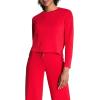 SPANX AirEssentials Relaxed Long Sleeve Top(Spanx Red)
