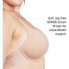 SPANX Bra-Llelujah Lightly Lined Racerback Bra – Full Coverage Comfort Bra – Everyday T-Shirt Bra – Front Closure Bra(Naked 2.0)