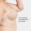 SPANX Bra-Llelujah Lightly Lined Racerback Bra – Full Coverage Comfort Bra – Everyday T-Shirt Bra – Front Closure Bra(Naked 2.0)