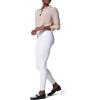 SPANX Jean-Ish Ankle Leggings – Stylish Everyday Leggings – Classic Jean Look – Hidden Core Shaping – Comfortable Denim Alternative – White – Petite, 24.5 Inch Inseam – Large