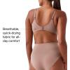 SPANX Low Profile Minimizer Bra – Minimize Breast Size by up to 1 Inch – Quick-Drying Fabric – Comfortable Bras for Women(Cafe Au Lait)