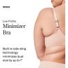 SPANX Low Profile Minimizer Bra – Minimize Breast Size by up to 1 Inch – Quick-Drying Fabric – Comfortable Bras for Women(Champagne Beige)