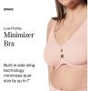 SPANX Low Profile Minimizer Bra – Minimize Breast Size by up to 1 Inch – Quick-Drying Fabric – Comfortable Bras for Women(Vintage Rose)