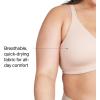 SPANX Low Profile Wireless Minimizer Bra – Minimize Breast Size by Up to 1 Inch – Breathable, Quick-Drying Fabric(Champagne Beige)