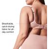 SPANX Low Profile Wireless Minimizer Bra – Minimize Breast Size by Up to 1 Inch – Breathable, Quick-Drying Fabric(Vintage Rose)