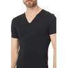 SPANX Men’s Sculpt Cotton V-Neck(Classic Black)