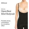 SPANX SPANXsculpt OnCore Open-Bust Mid-Thigh Bodysuit – Powerful Compression Body Shaper – Comfortable Shapewear – Adjustable Straps – Very Black – Large
