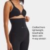 SPANX SPANXsculpt Seamless Power High-Waisted Mid-Thigh Short – Lightweight, All-Day Comfort – Core Control Shapewear(Black)
