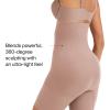 SPANX SPANXsculpt Seamless Power High-Waisted Mid-Thigh Short – Lightweight, All-Day Comfort – Core Control Shapewear(Cafe Au Lait)