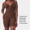 SPANX SPANXsculpt Seamless Power High-Waisted Mid-Thigh Short – Lightweight, All-Day Comfort – Core Control Shapewear(Chestnut Brown)