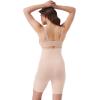 SPANX SPANXsculpt Seamless Power High-Waisted Mid-Thigh Short – Lightweight, All-Day Comfort – Core Control Shapewear(Soft Almond)