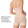 SPANX SPANXsculpt Seamless Power High-Waisted Shorty – For All Hemline Lengths – Core Control Shapewear – Seamless Underwear(Soft Nude)