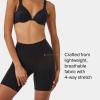 SPANX SPANXsculpt Seamless Power Mid-Thigh Short – Core Shapewear – Lightweight, All-Day Shaping & Support – No Panty Lines(Very Black)
