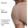 SPANX SPANXsculpt Seamless Power Shorty – For All Hemline Lengths – Lightweight Core Control Shapewear – Dig-Free Waistband(Cafe Au Lait)
