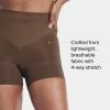 SPANX SPANXsculpt Seamless Power Shorty – For All Hemline Lengths – Lightweight Core Control Shapewear – Dig-Free Waistband(Chestnut Brown)