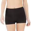 SPANX SPANXshape Everyday Shaping Boyshort – Comfortable Core Control Shapewear Underwear – Invisible Under Clothes – No-Show-Black-Sedona-M