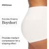 SPANX SPANXshape Everyday Shaping Boyshort – Comfortable Core Control Shapewear Underwear – Invisible Under Clothes – No-Show(Linen)