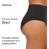 SPANX SPANXshape Everyday Shaping Brief – Core Control Shapewear Underwear – Invisible Under Clothes – Seamless Design-Black-Dark Sapphire-M