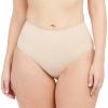 SPANX SPANXshape Everyday Shaping Brief – Core Control Shapewear Underwear – Invisible Under Clothes – Seamless Design-Soft Nude-Dark Sapphire-M