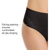 SPANX SPANXshape Everyday Shaping Thong – Core Control Shapewear Underwear – Invisible Under Clothes – Seamless Design(Black)